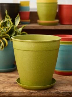 11" Rice Pot With Saucer